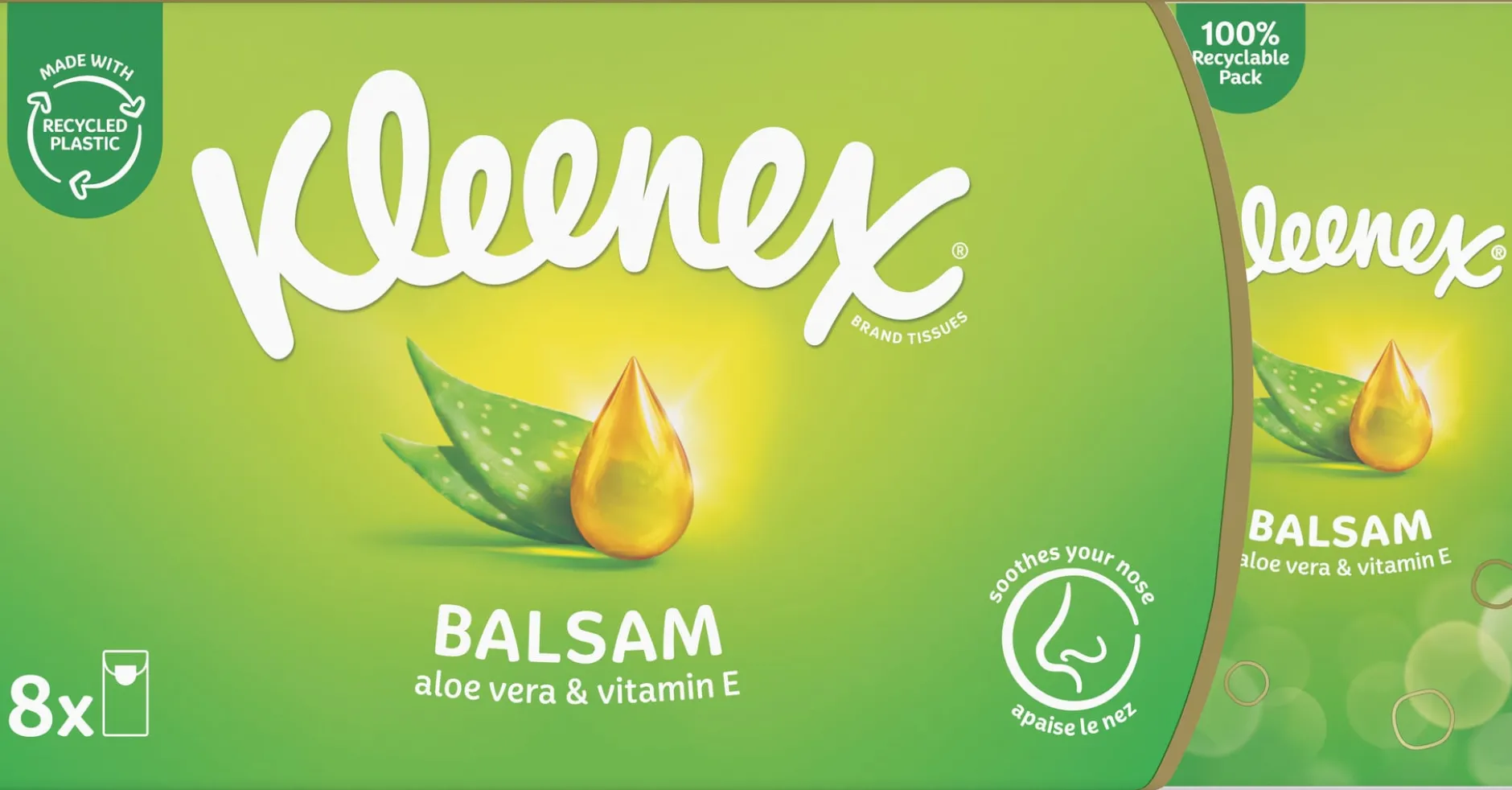 Kleenex Näsdukar balsam 8 st