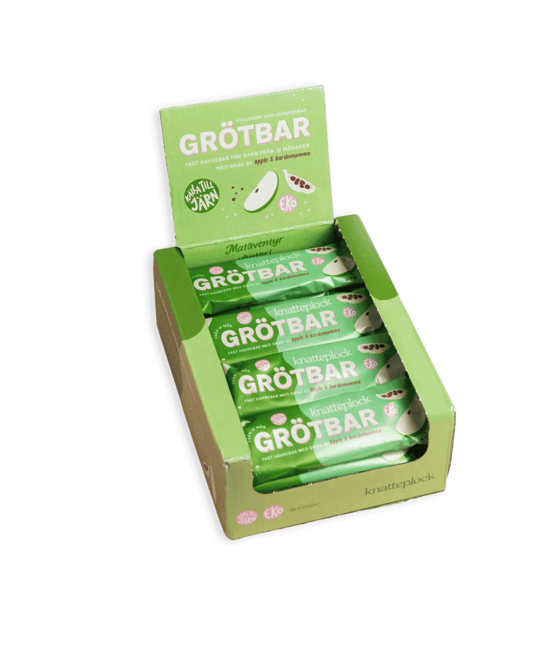 Knatteplock Grötbar Äpple & Kardemumma 16 st