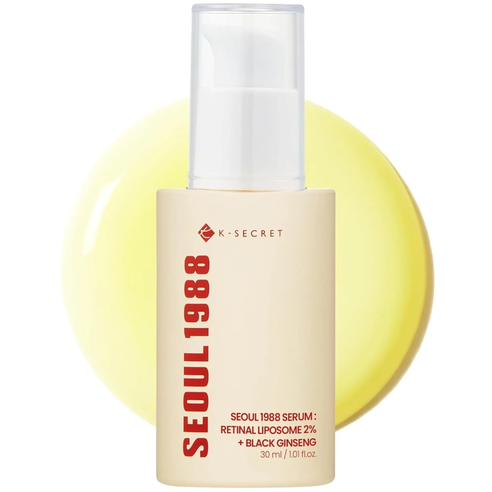 K-Secret SEOUL 1988 Serum : Retinal Liposome 2% + Black Ginseng 30 ml