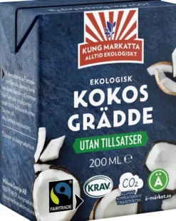 Kung Markatta Kokosgrädde 200ml