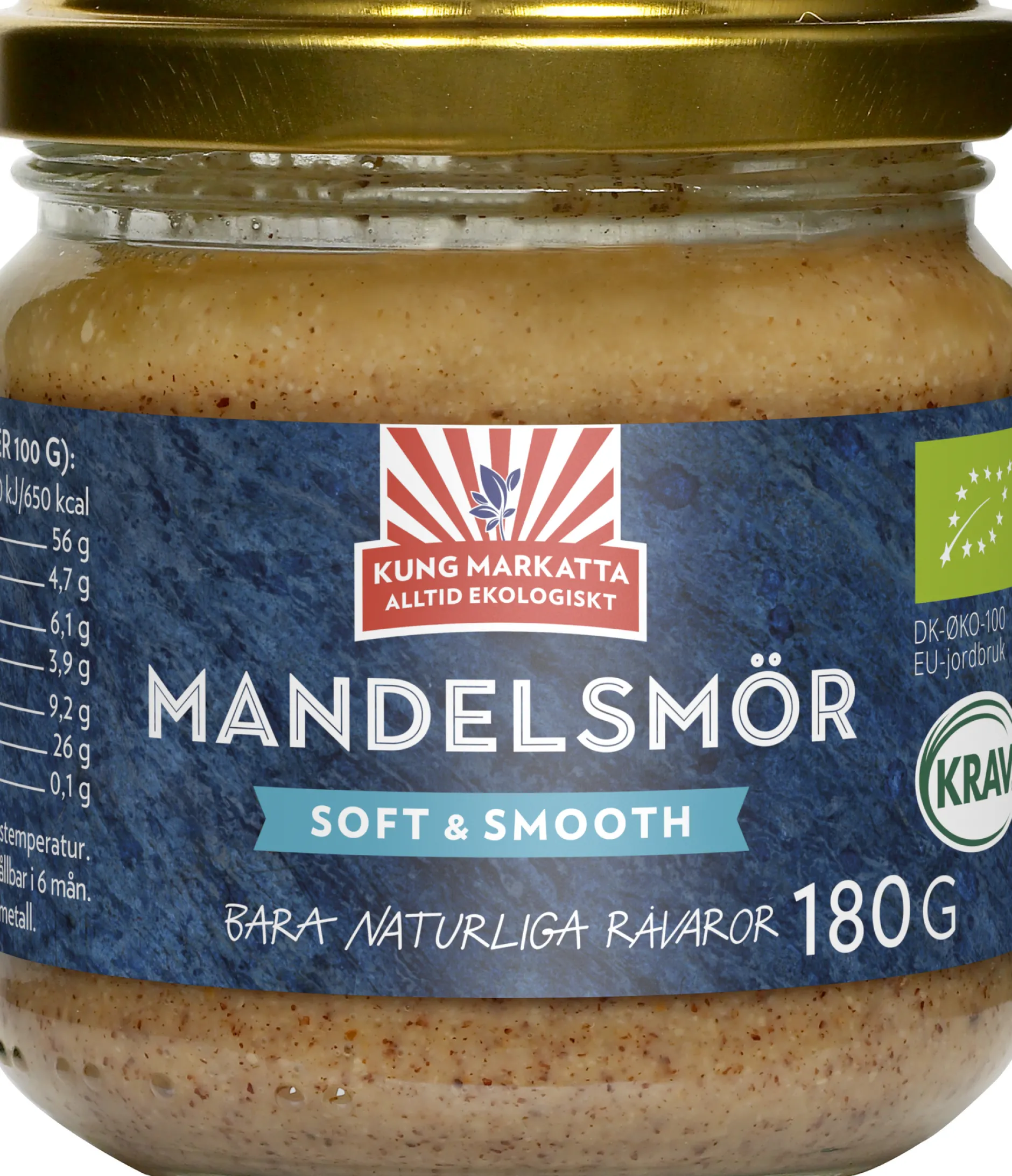 Kung Markatta Mandelsmör KRAV 180 g
