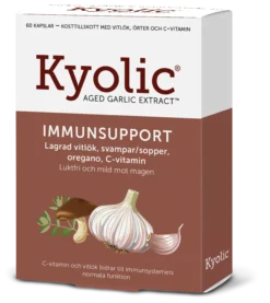 Kyolic Aged Carlic Extract + Immunsupport 60 kapslar