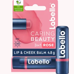 Labello Läppbalsam Caring Beauty Rose-Nude 4,8 g