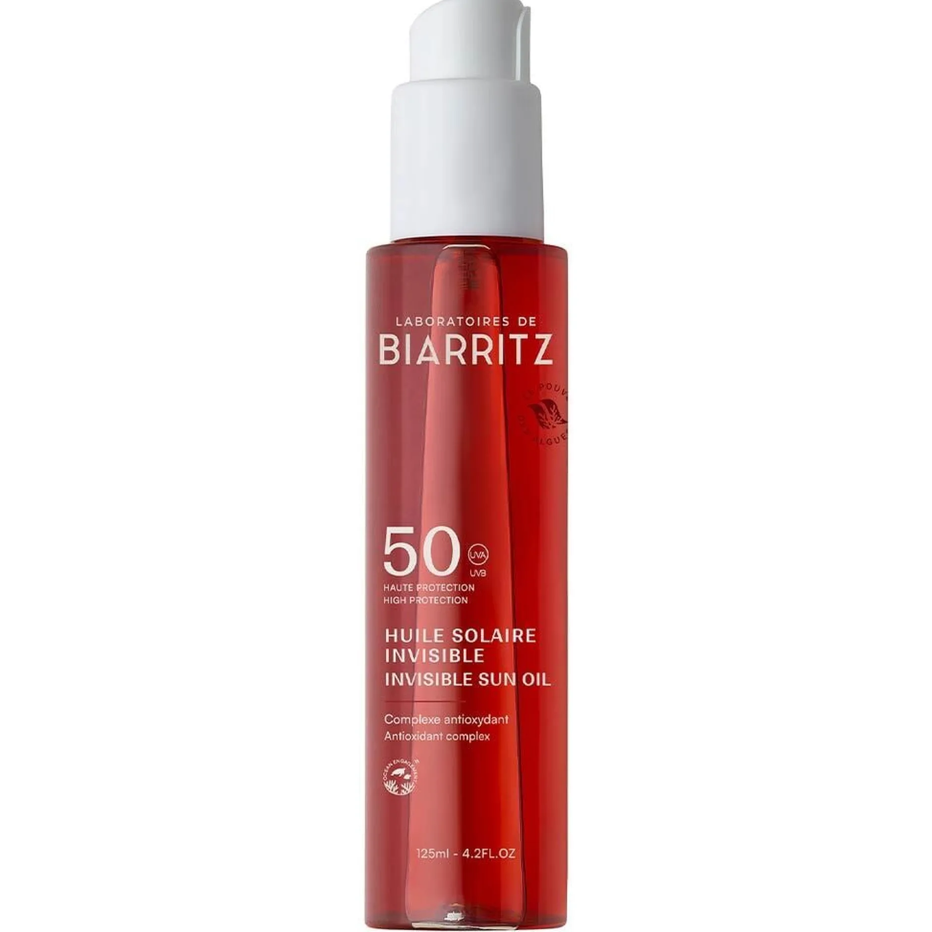 Laboratoires de Biarritz Suncare Invisible Sun Oil SPF50 125 ml