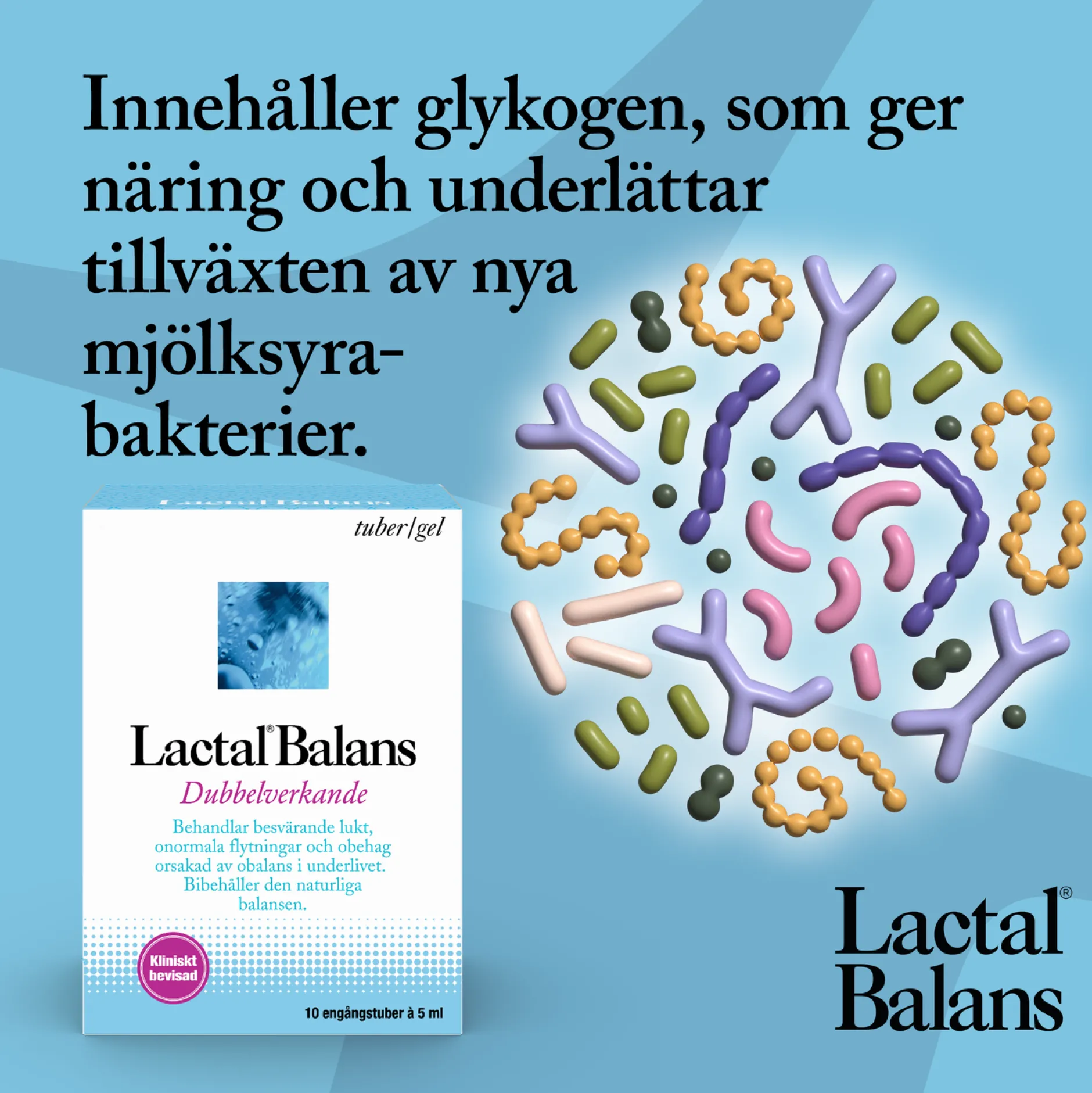 Lactal Balans Gel intimvård 10 st