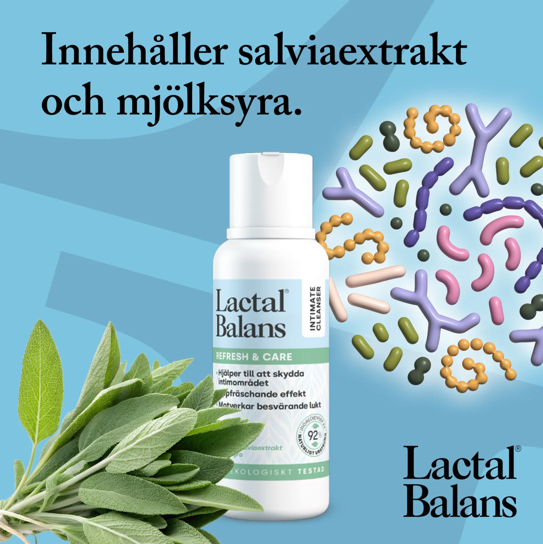 Lactal Balans Refresh & Care intimtvätt 250 ml