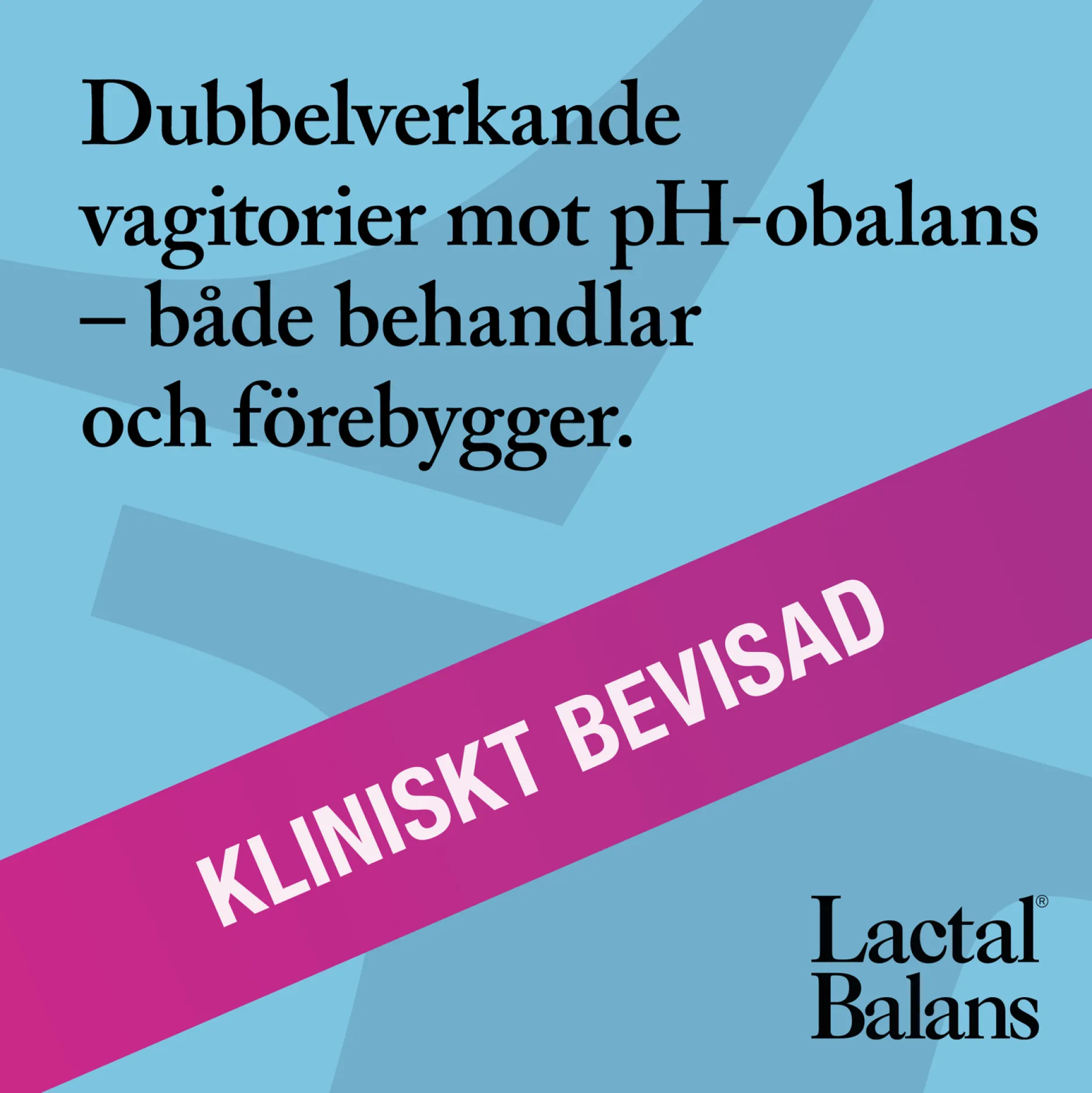 Lactal Balans Vagitorier intimvård 7 st