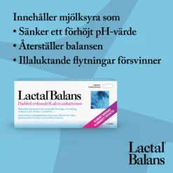 Lactal Balans Vagitorier intimvård 7 st