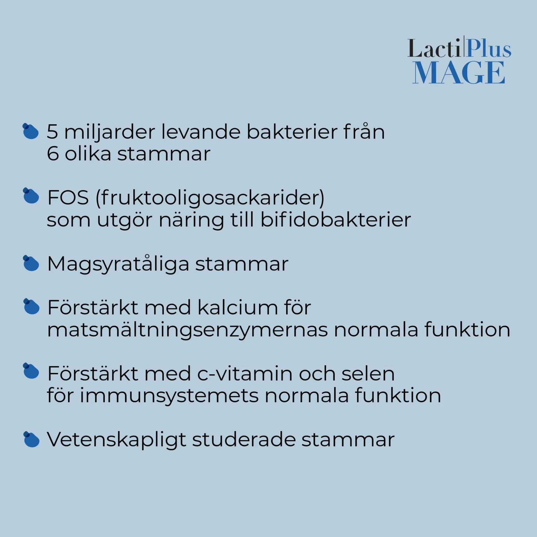 LactiPlus Mage 120 kapslar