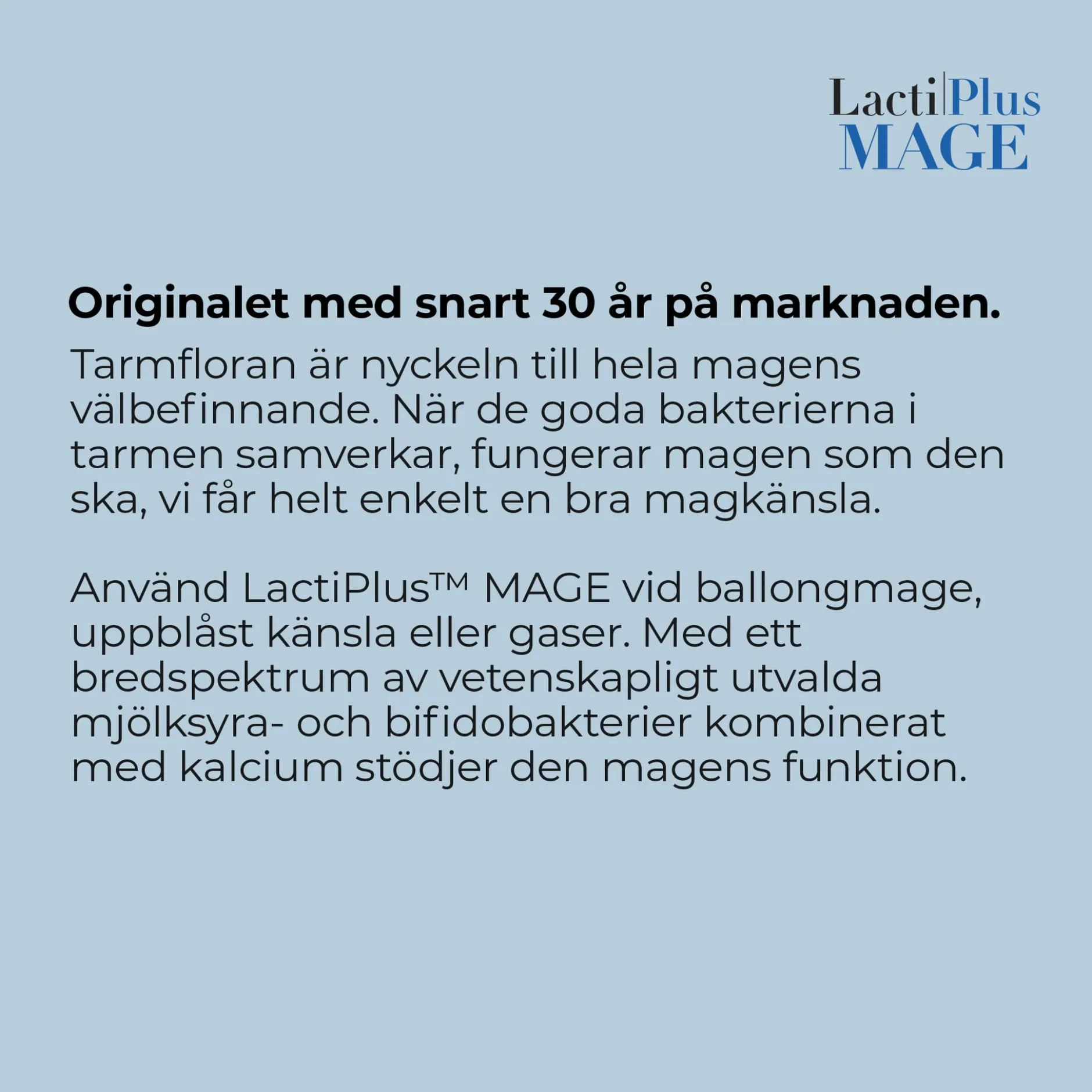 LactiPlus Mage 120 kapslar