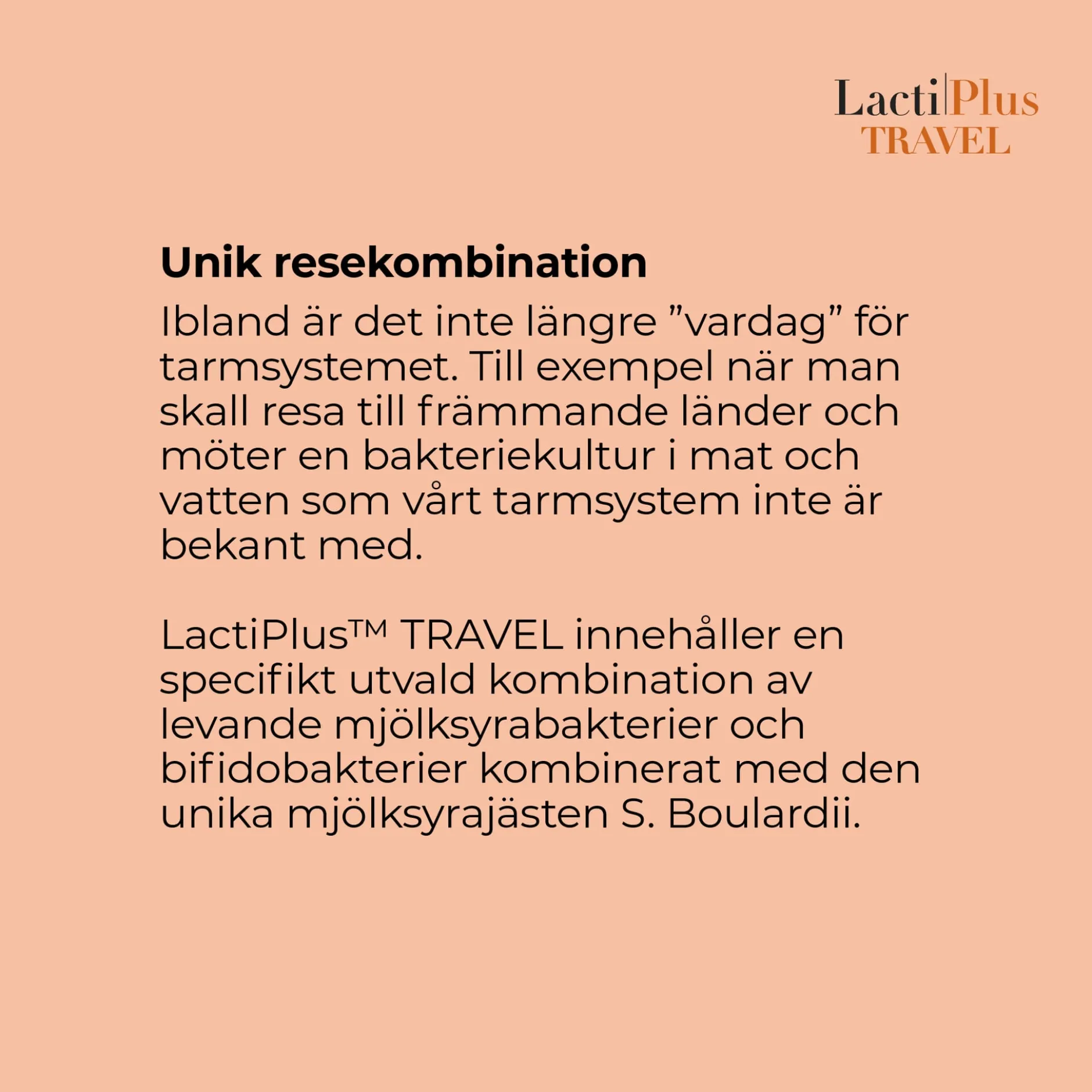 LactiPlus Travel 30 kapslar