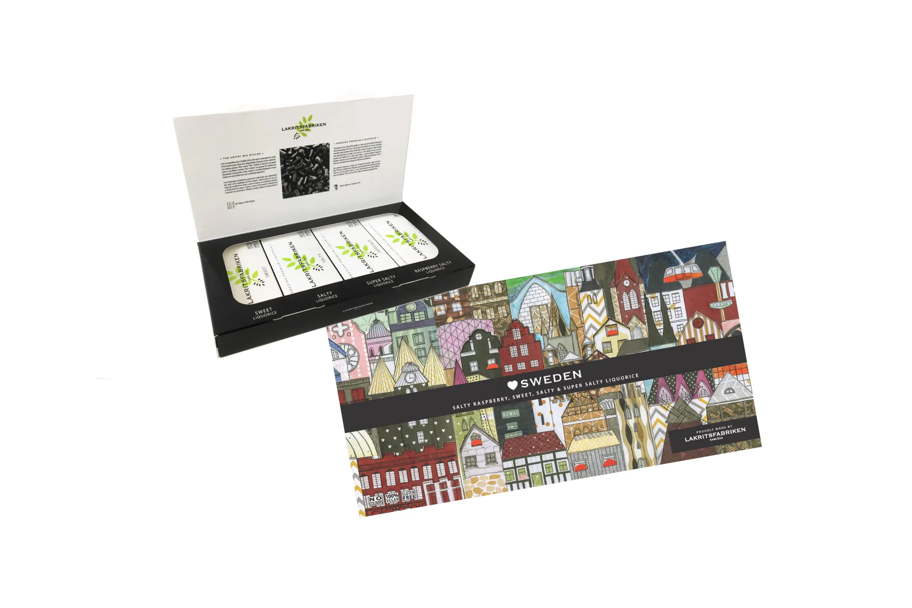 Lakritsfabriken Signature Line Sweden 4-pack 160g