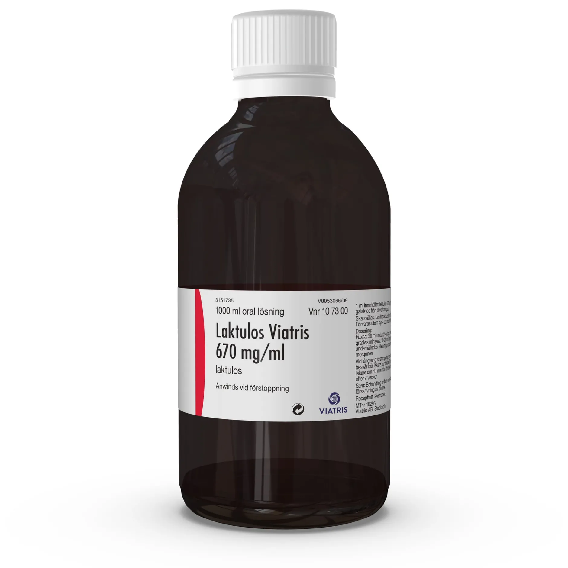 Laktulos Viatris oral lösning 670 mg/ml 1000 ml
