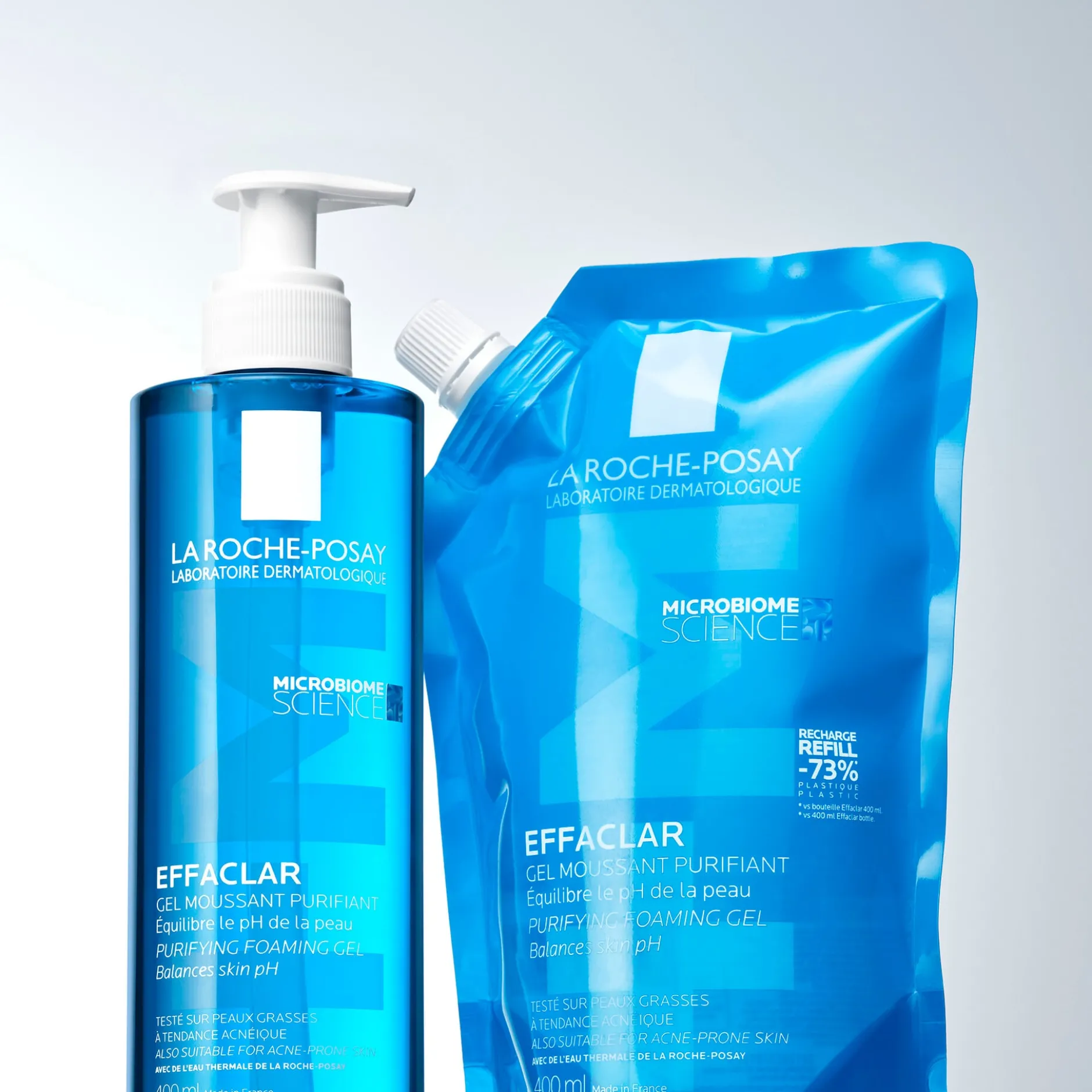 La Roche-Posay Effaclar +M Foam gel Refill 400 ml