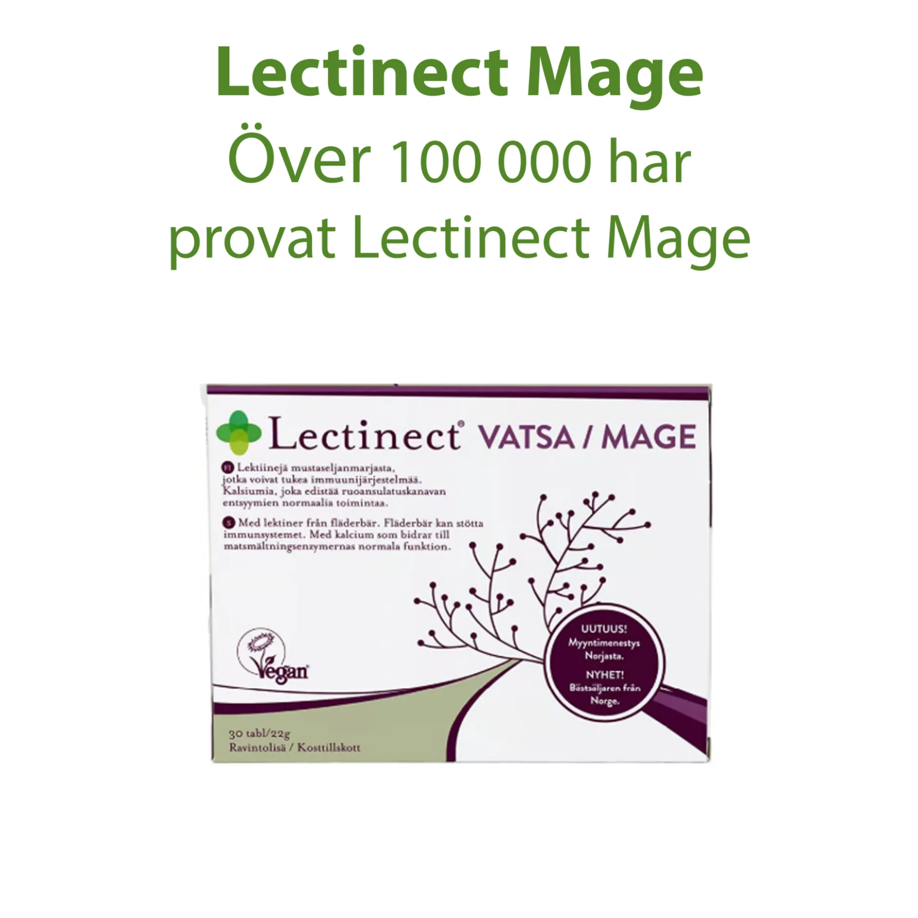 Lectinect Mage 30 tabletter