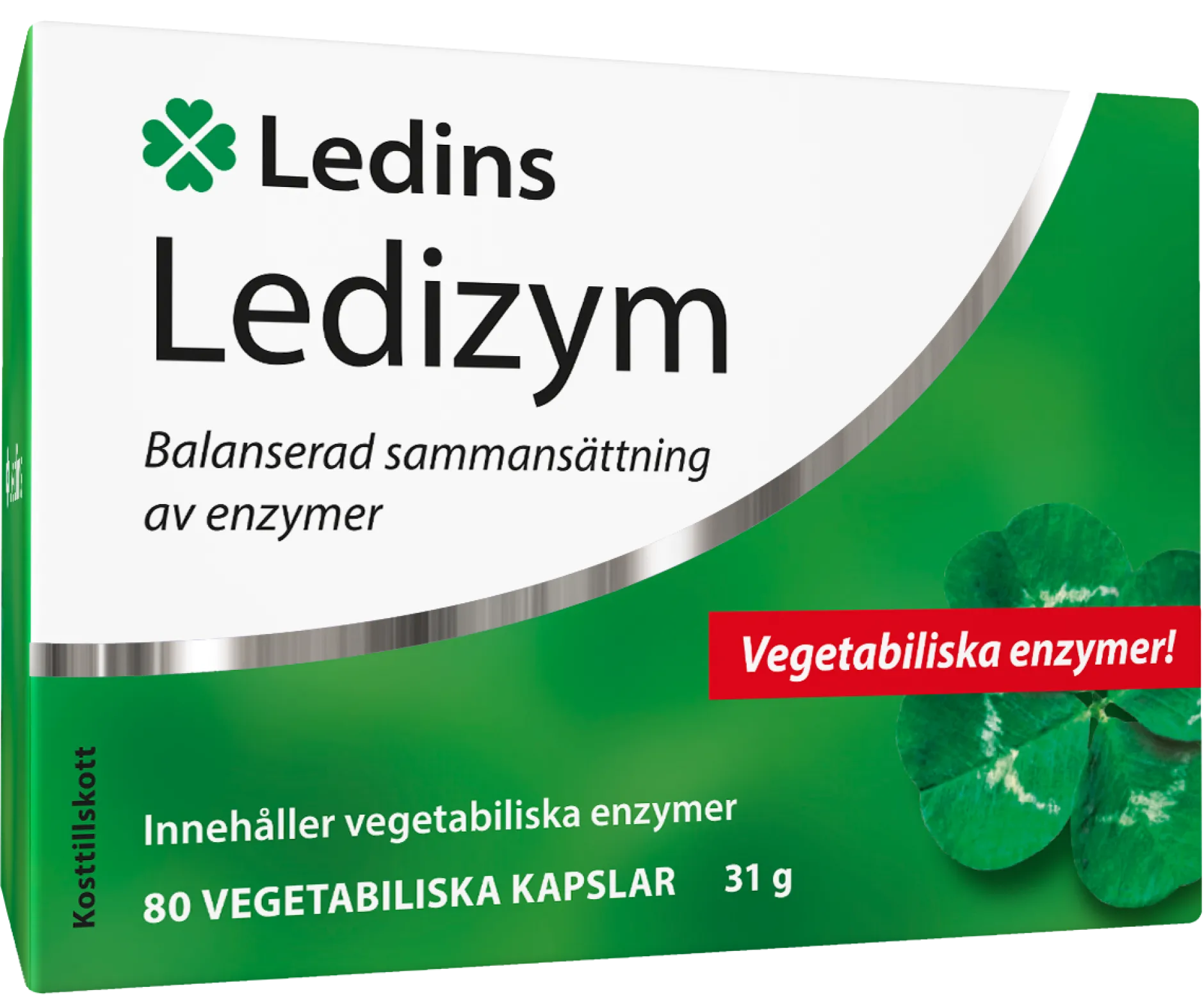LEDINS Ledizym 80 tabletter