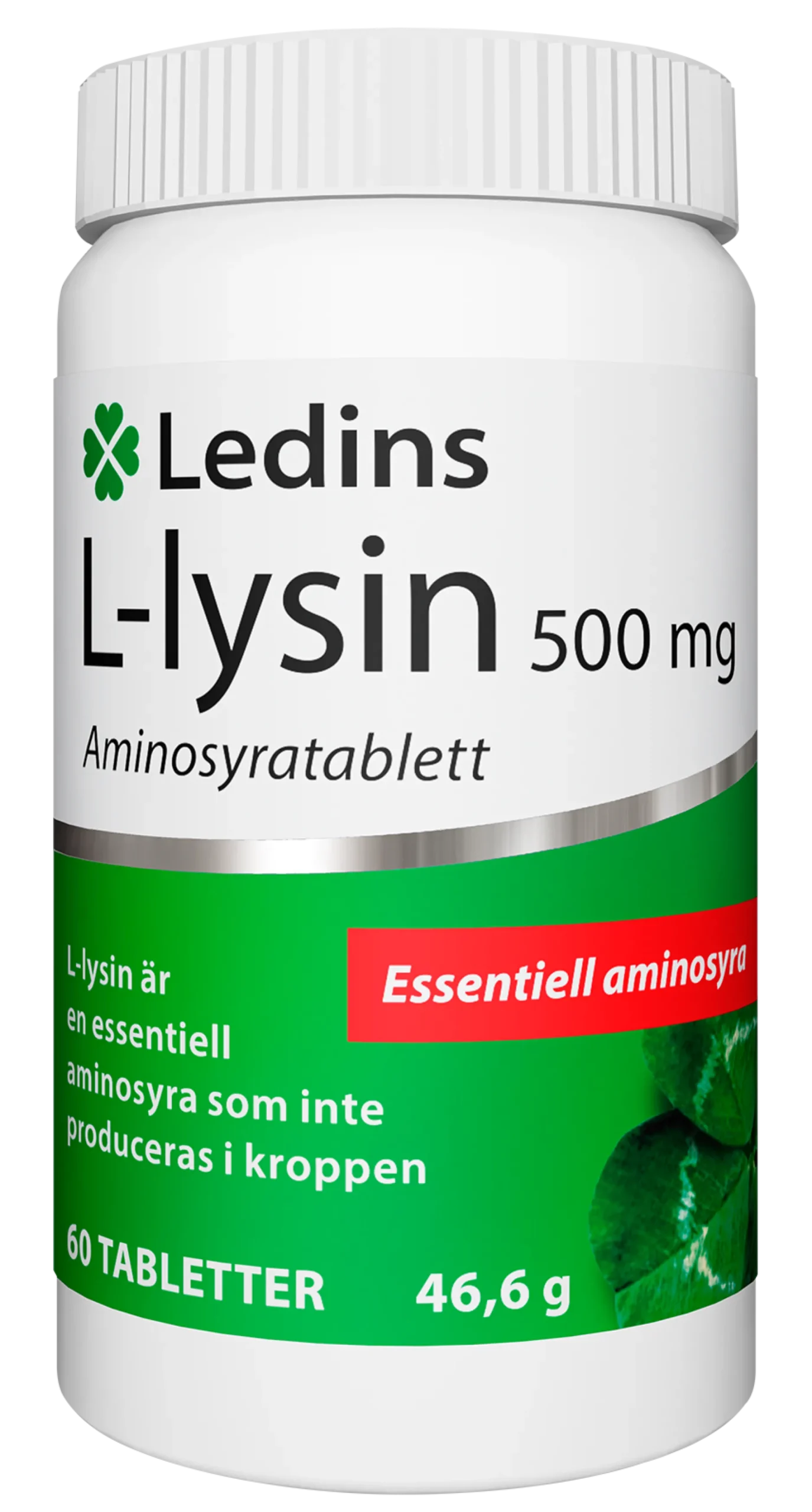 Ledins L-Lysin 500 mg 60 tabletter