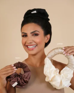 Lenoites BlowoutTie® in Mulberry Silk Mocha Espresso Original