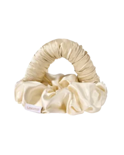 Lenoites BlowoutTie® in Mulberry Silk Champagne Golden Sand Mini