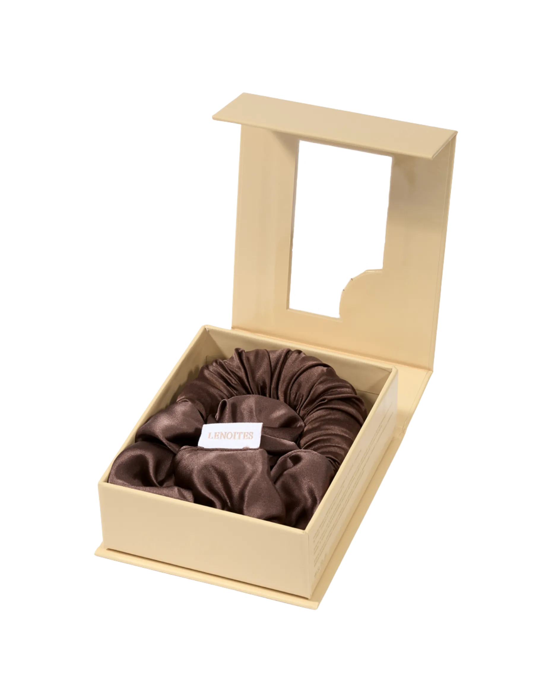 Lenoites BlowoutTie® in Mulberry Silk Mocha Espresso Mini