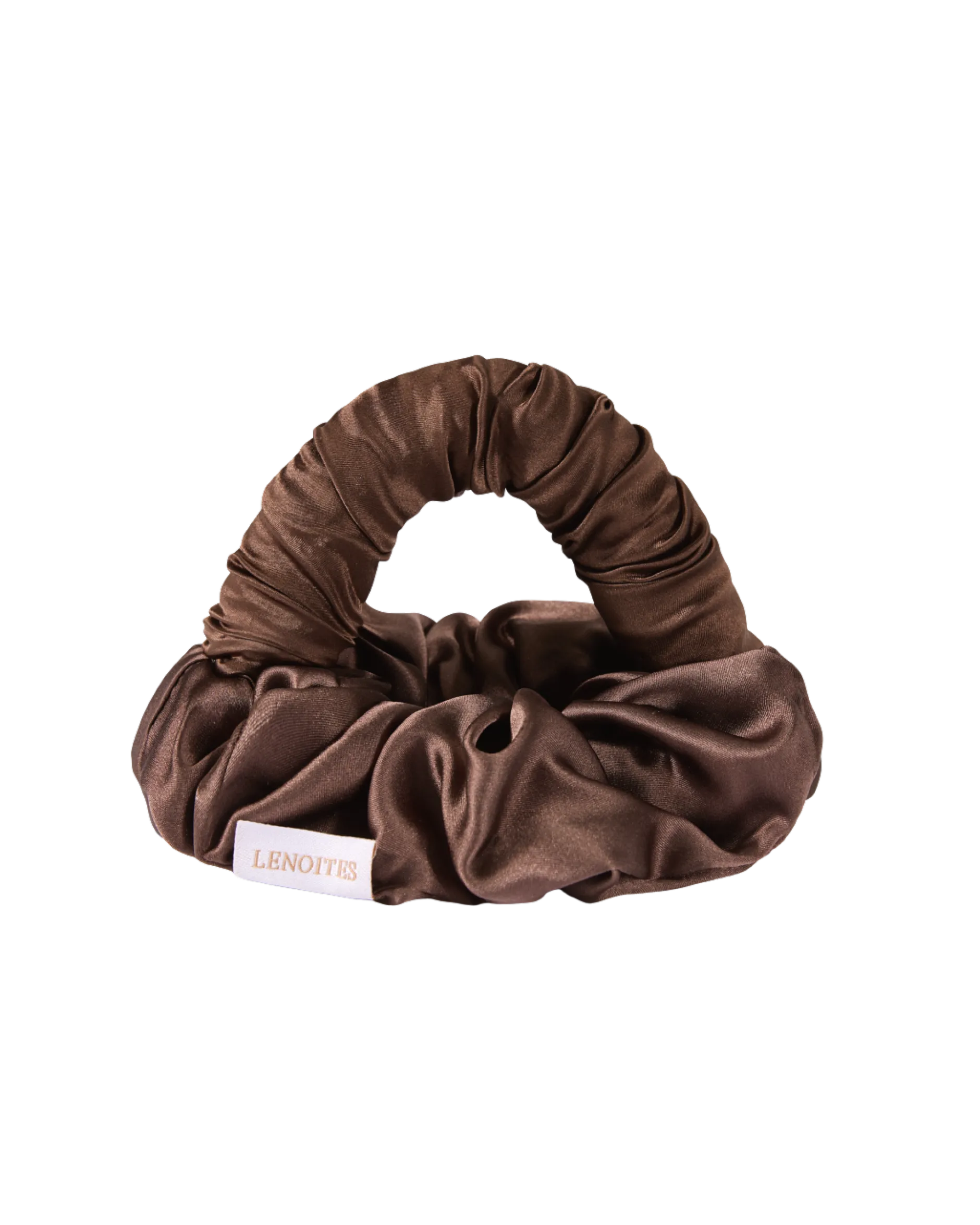 Lenoites BlowoutTie® in Mulberry Silk Mocha Espresso Mini