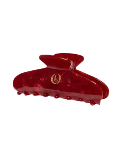 LENOITES Eco-Friendly Claw Clip Medium Red Desire
