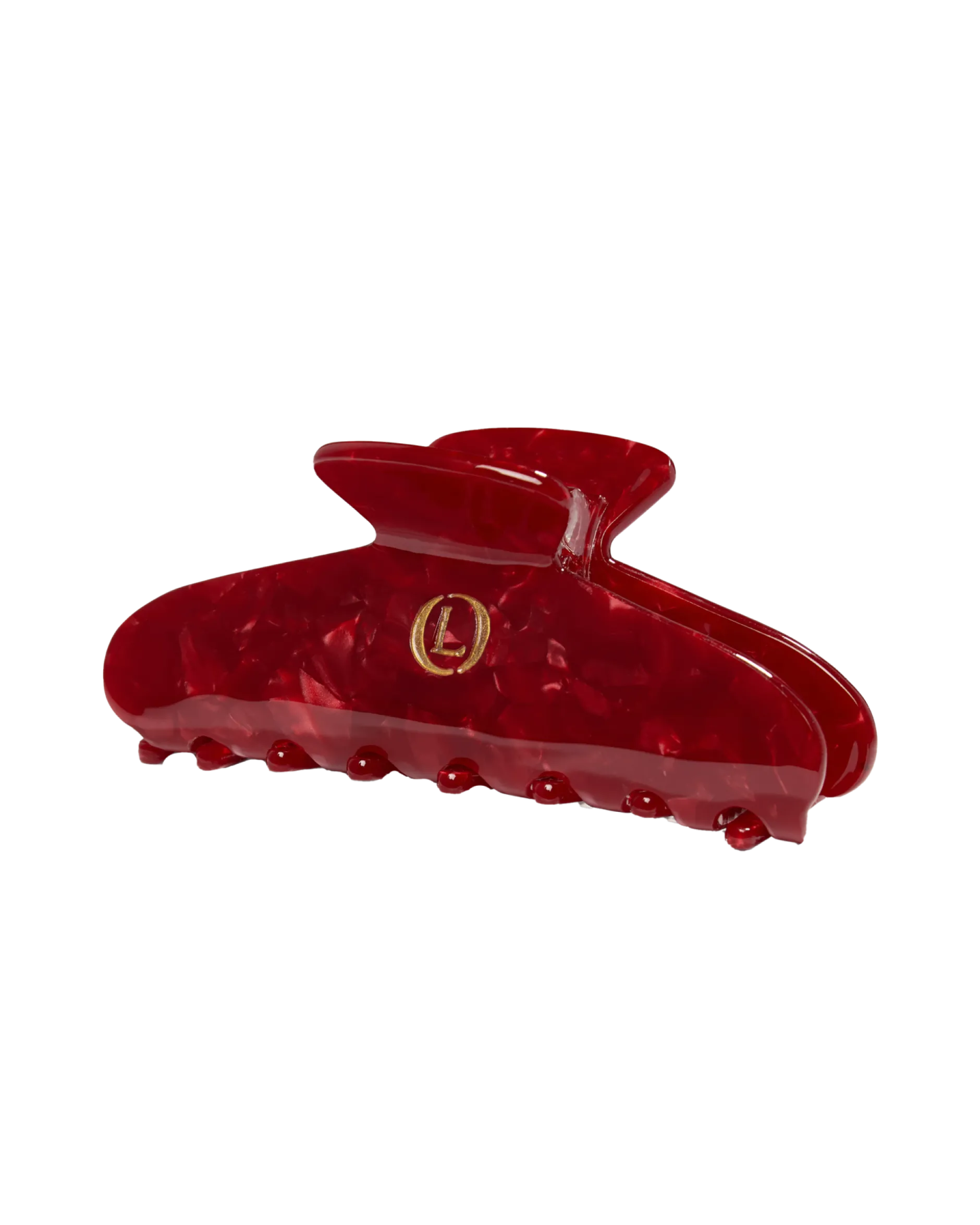 LENOITES Eco-Friendly Claw Clip Medium Red Desire