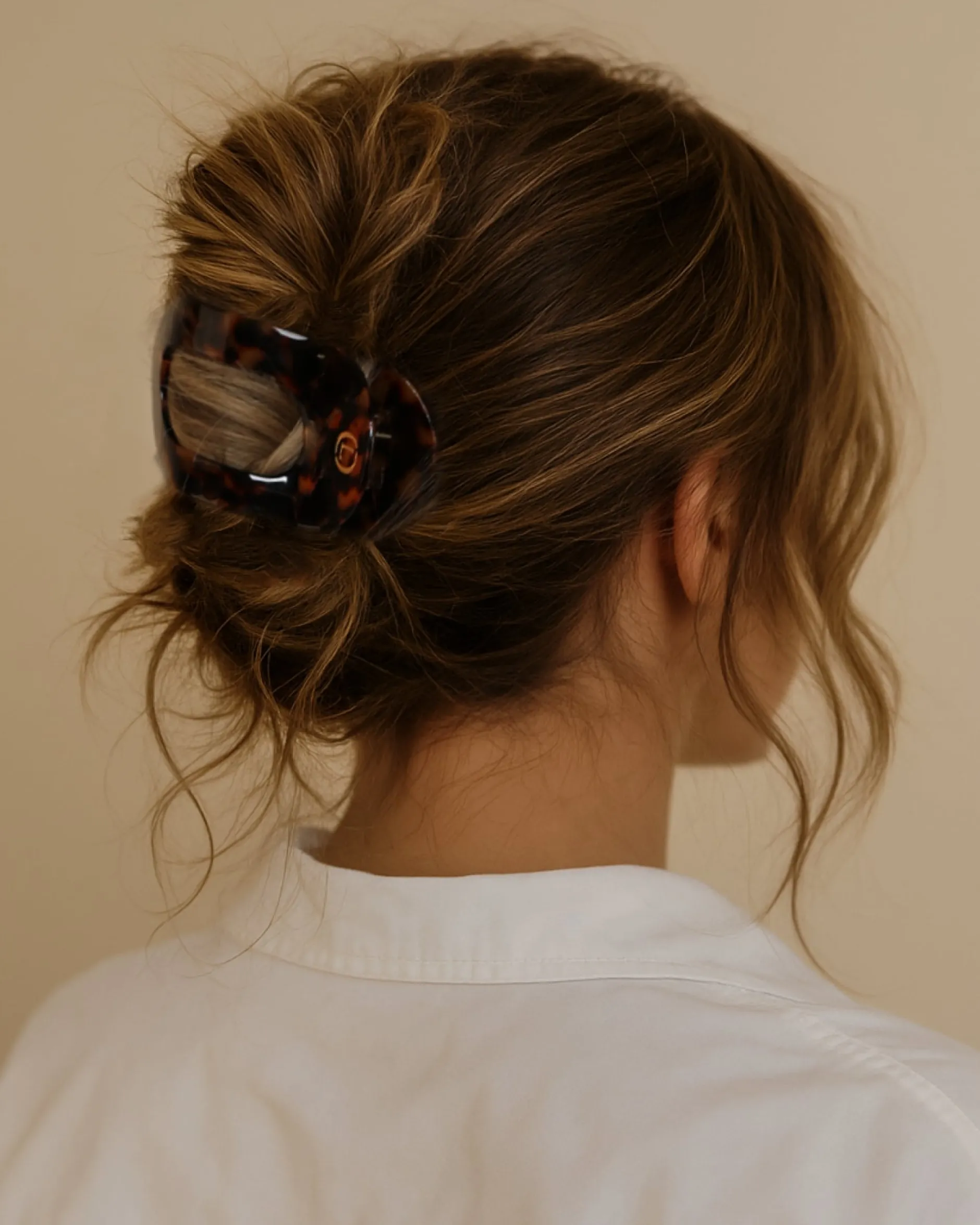 Lenoites Eco Friendly Flat Hair Clip Bronze Leopard