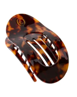 Lenoites Eco Friendly Flat Hair Clip Bronze Leopard