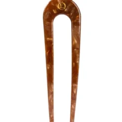 LENOITES Eco-friendly French Hair Pin Cocoa Brown