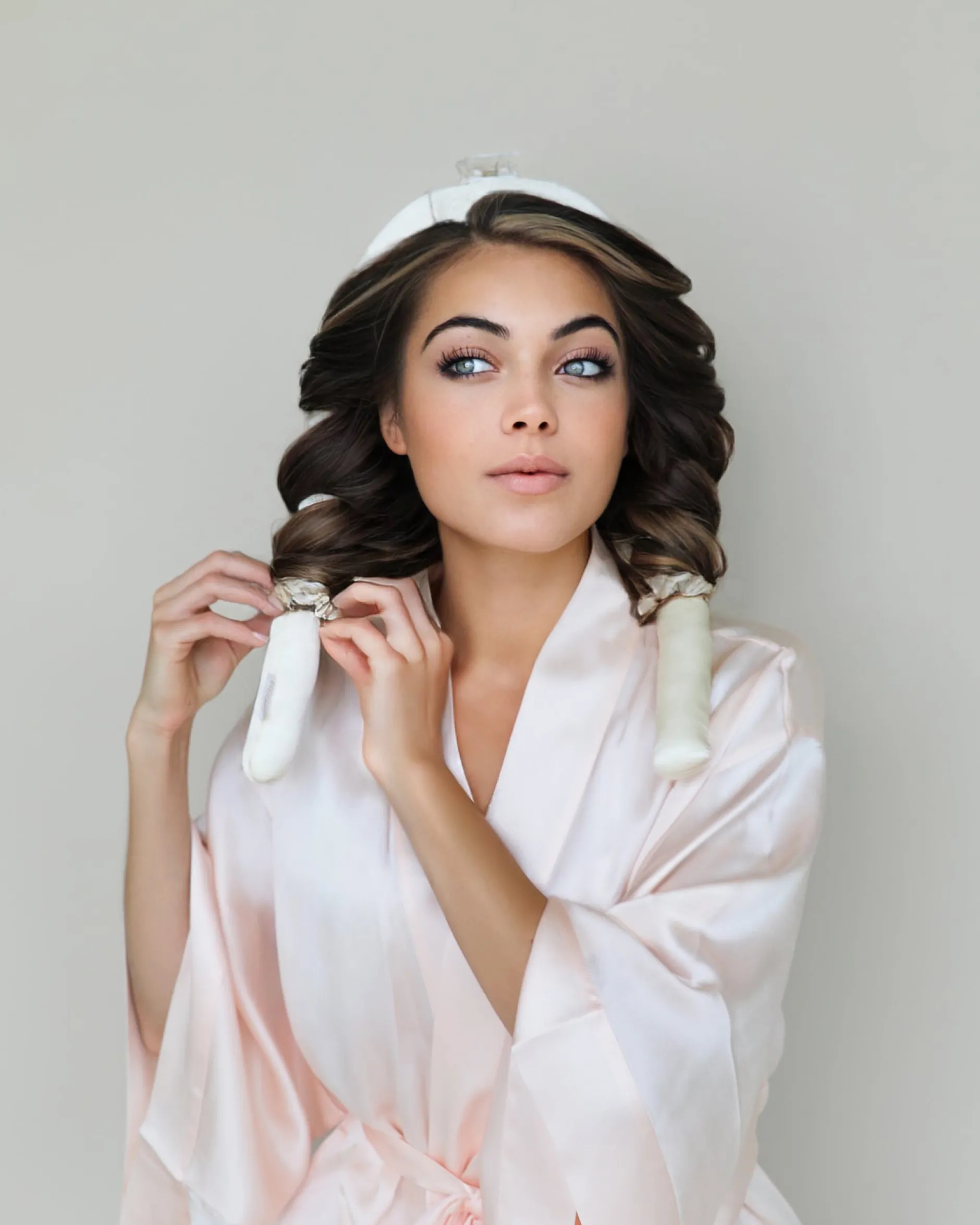 LENOITES Heatless Curls in Mulberry Silk 1 st