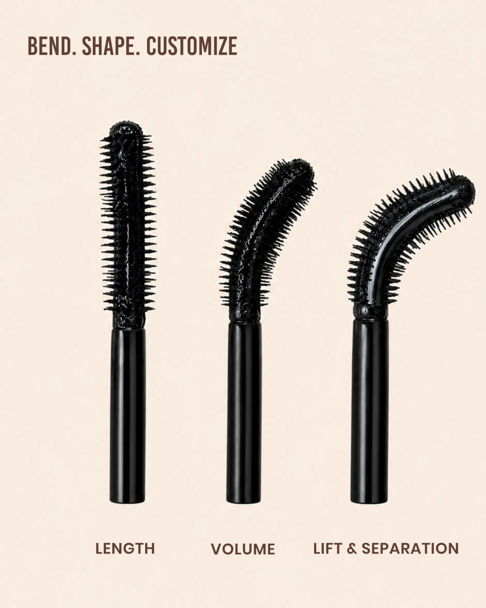 Lenoites LashSculpt Serum Infused Mascara Black