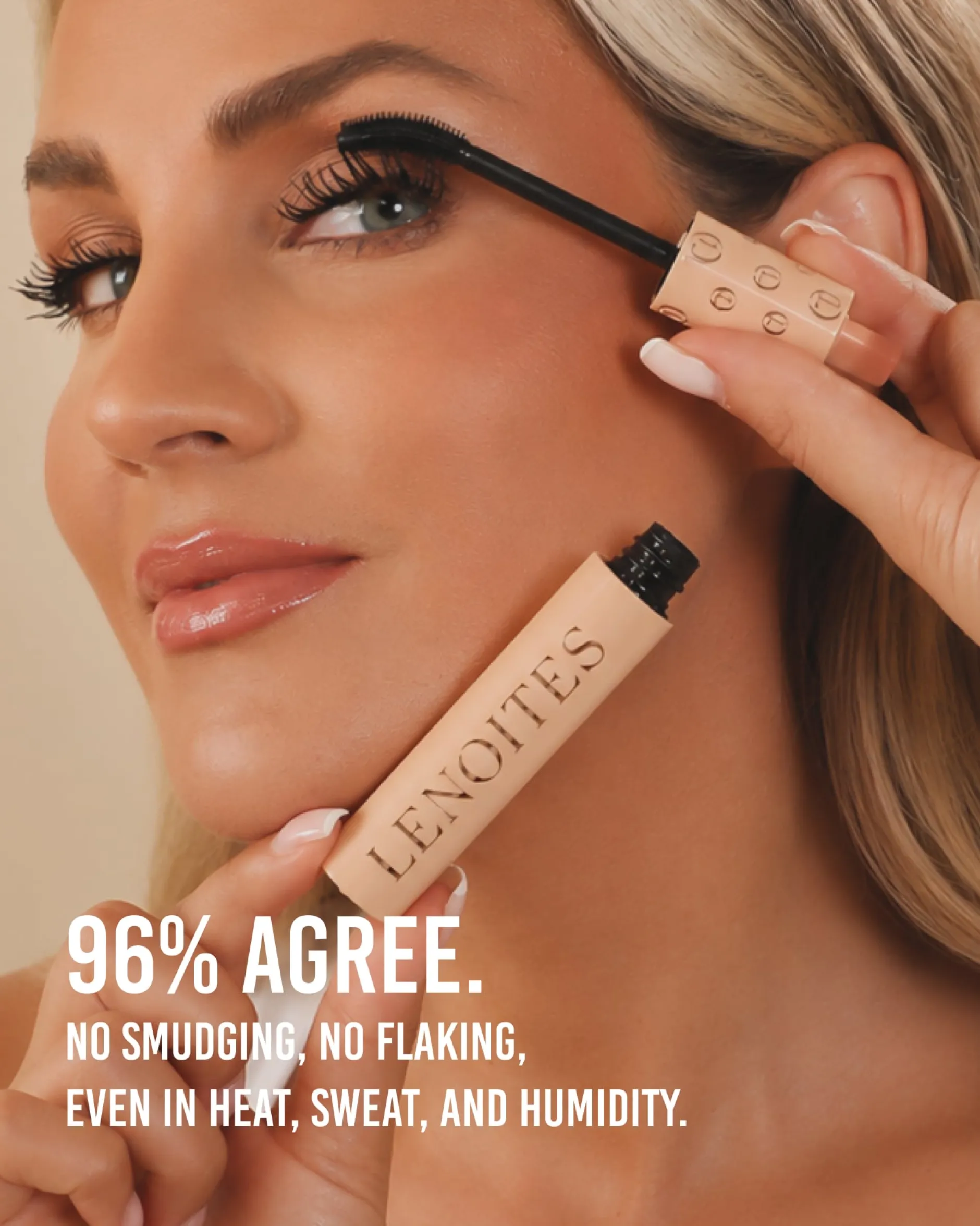 Lenoites LashSculpt Serum Infused Mascara Black