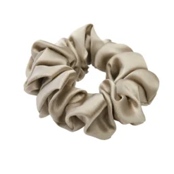 LENOITES Mulberry Silk Scrunchie Antique Gold 1 st