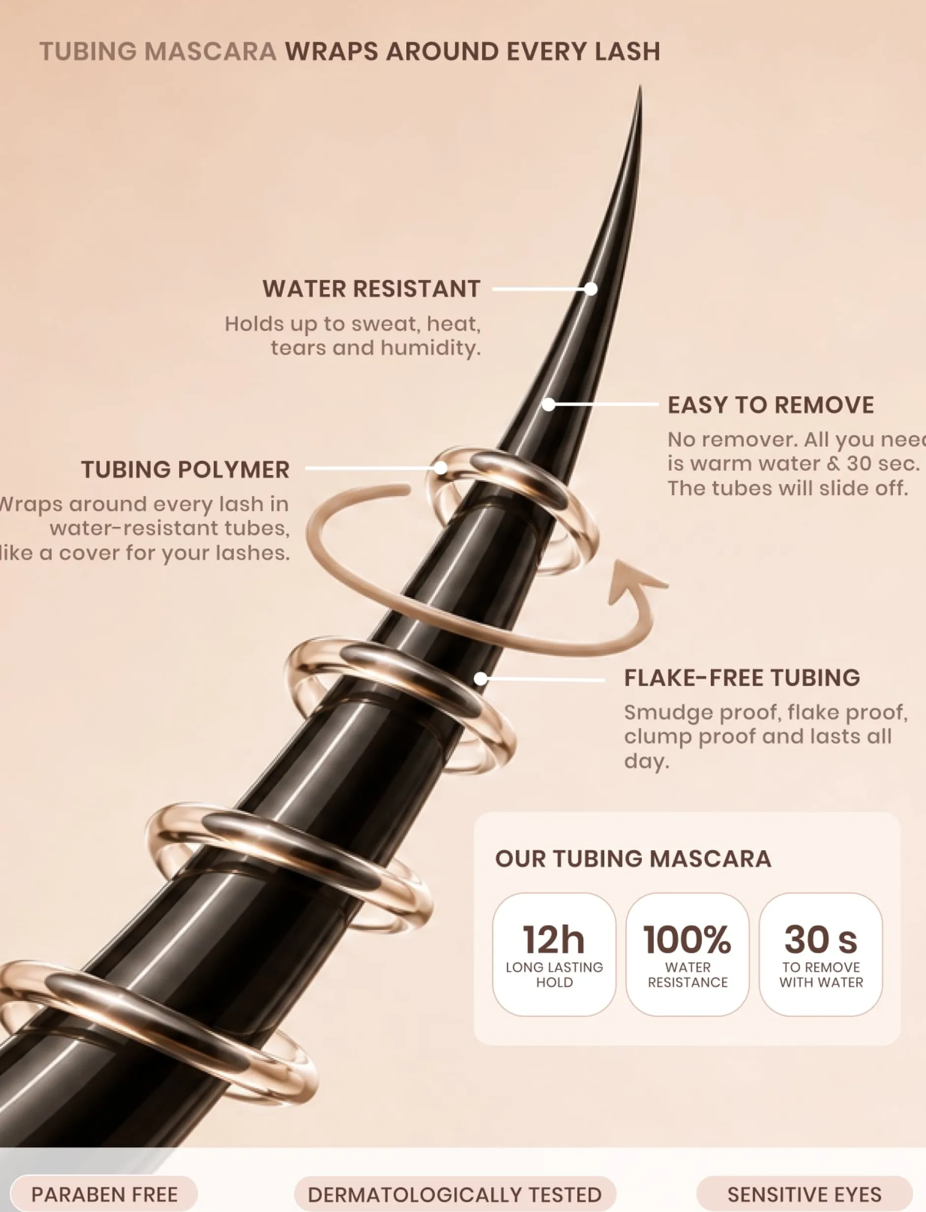 LENOITES PowerLash Growth Serum Mascara Black 8 ml