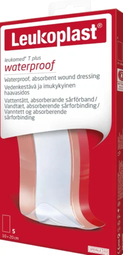 Leukoplast Leukomed T Plus Abs Sårförband 5 st 10x20 cm