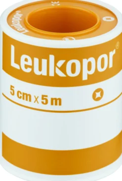 Leukopor Kirurgtejp 5 cm x 5 m