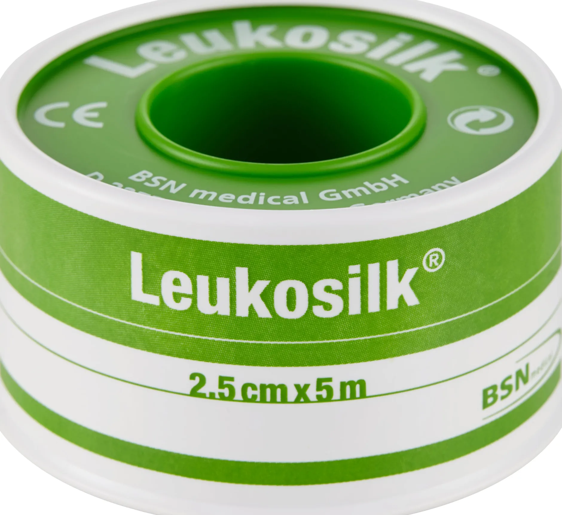 Leukosilk Silkeshäfta 2,5 cm x 5 m