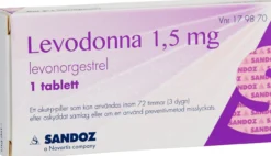 Levodonna Sandoz 1,5 mg 1 tablett