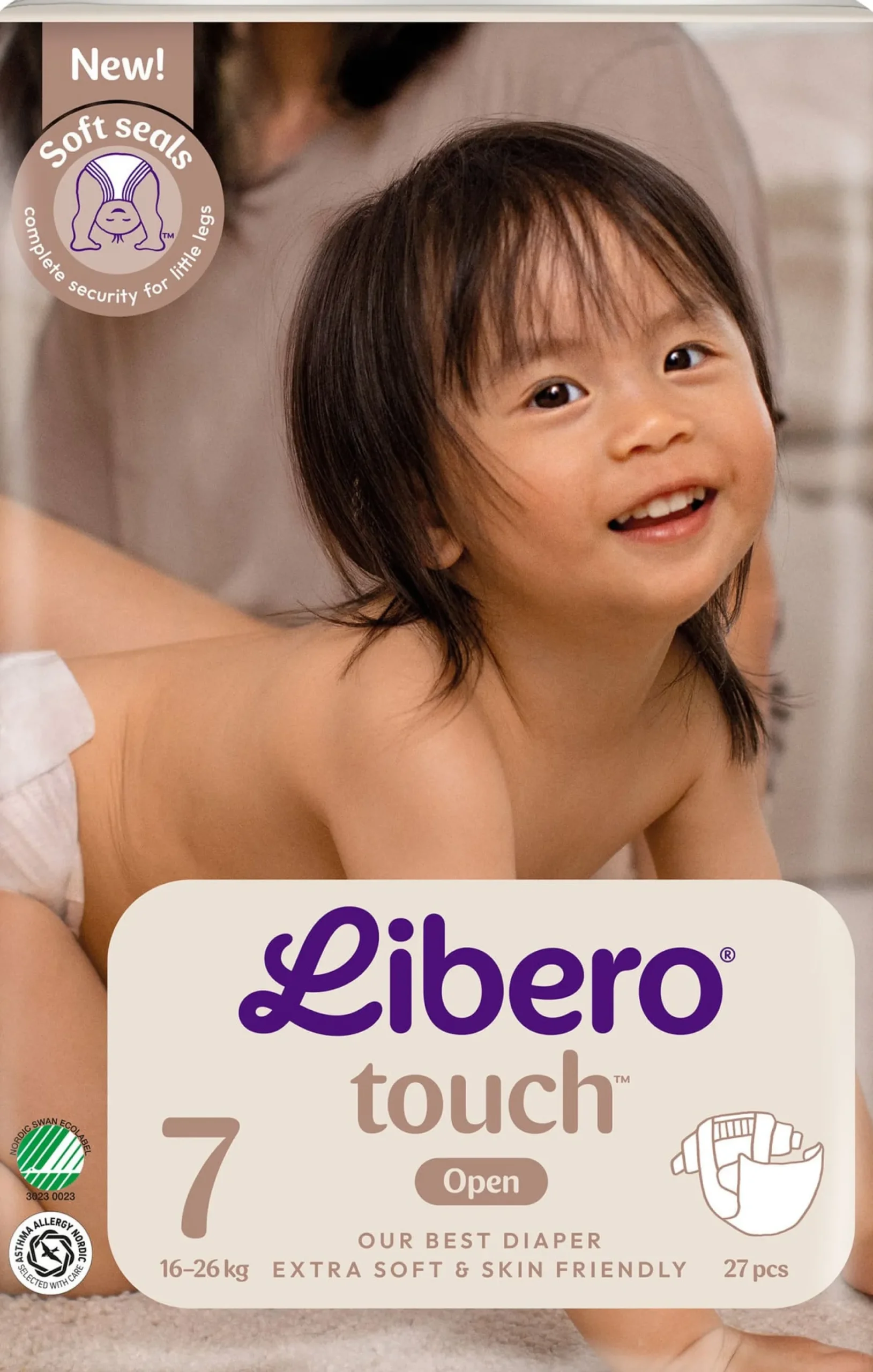 Libero Touch 7 Blöjor (16-26 kg) 27 st