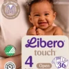 Libero Touch 4 Blöjor (7-12 kg) 36 st