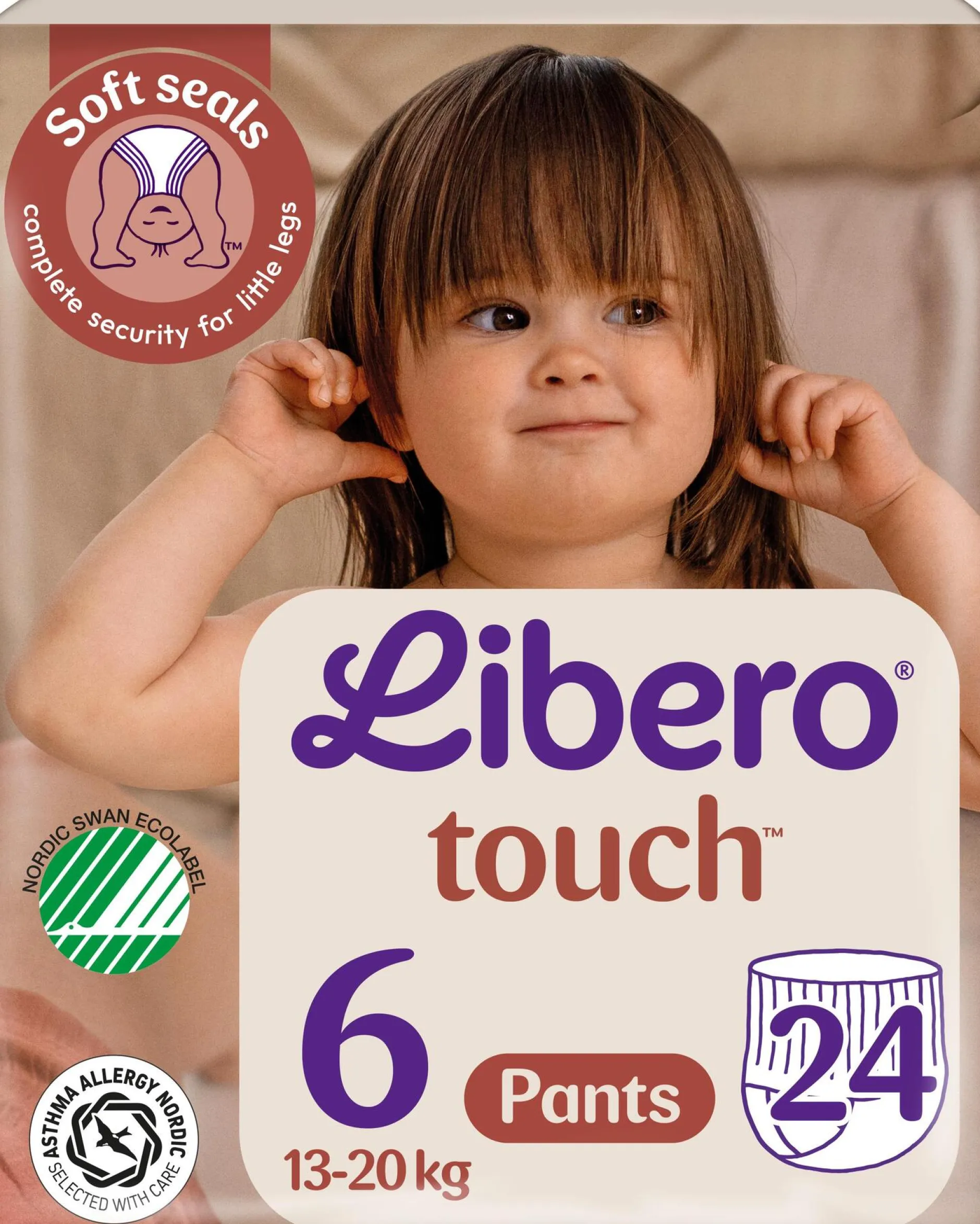 Libero Touch 6 Byxblöjor (13-20 kg) 24 st