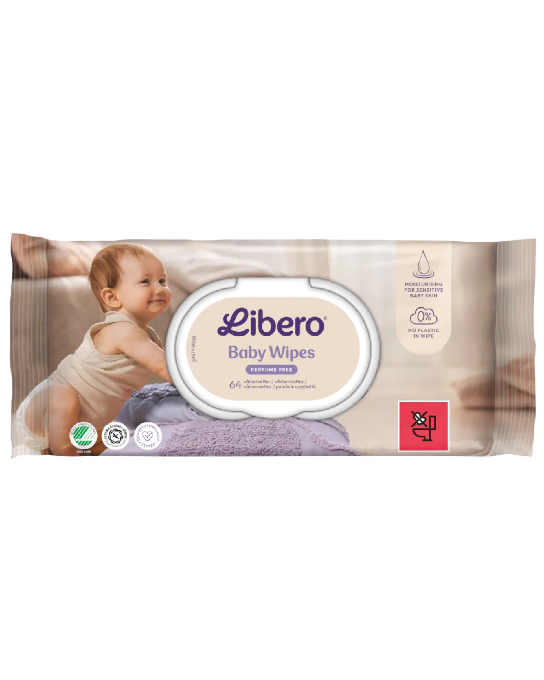 Libero Våtservetter 64 st