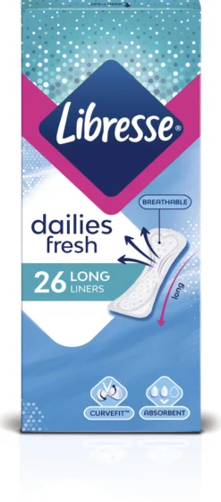 Libresse Dailies Fresh Long Trosskydd 26 st