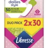 Libresse Dailies Style So Slim Duo Trosskydd 60 st