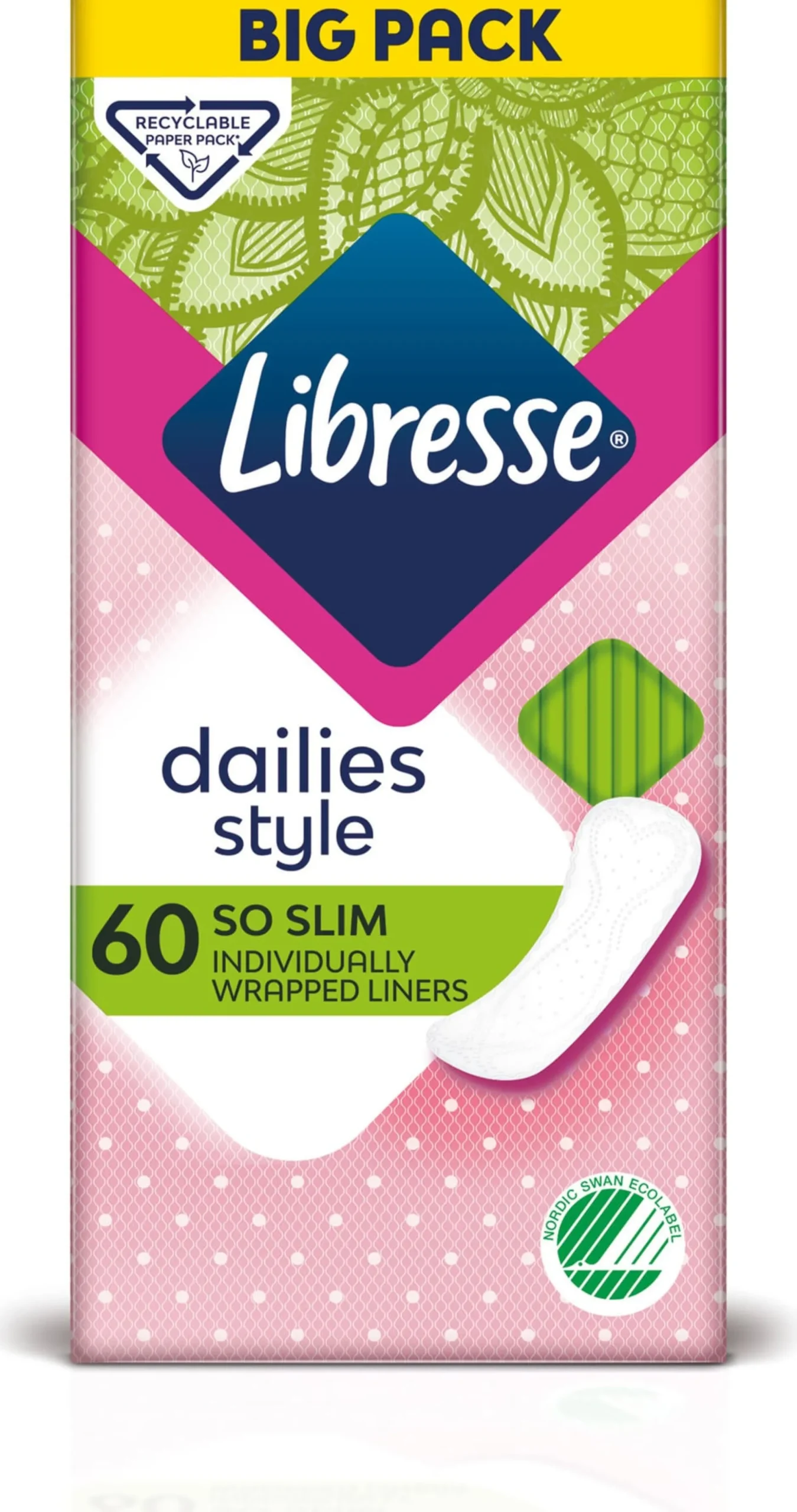 Libresse Dailies Style So Slim Duo Trosskydd 60 st