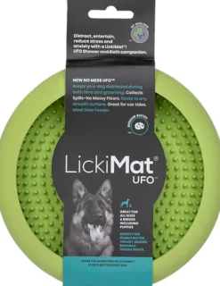 LickiMat Hundskål Ufo Grön
