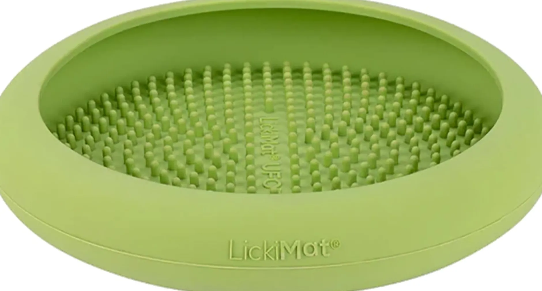 LickiMat Hundskål Ufo Grön
