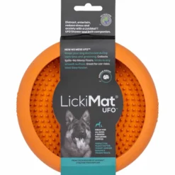 LickiMat Hundskål Ufo Orange