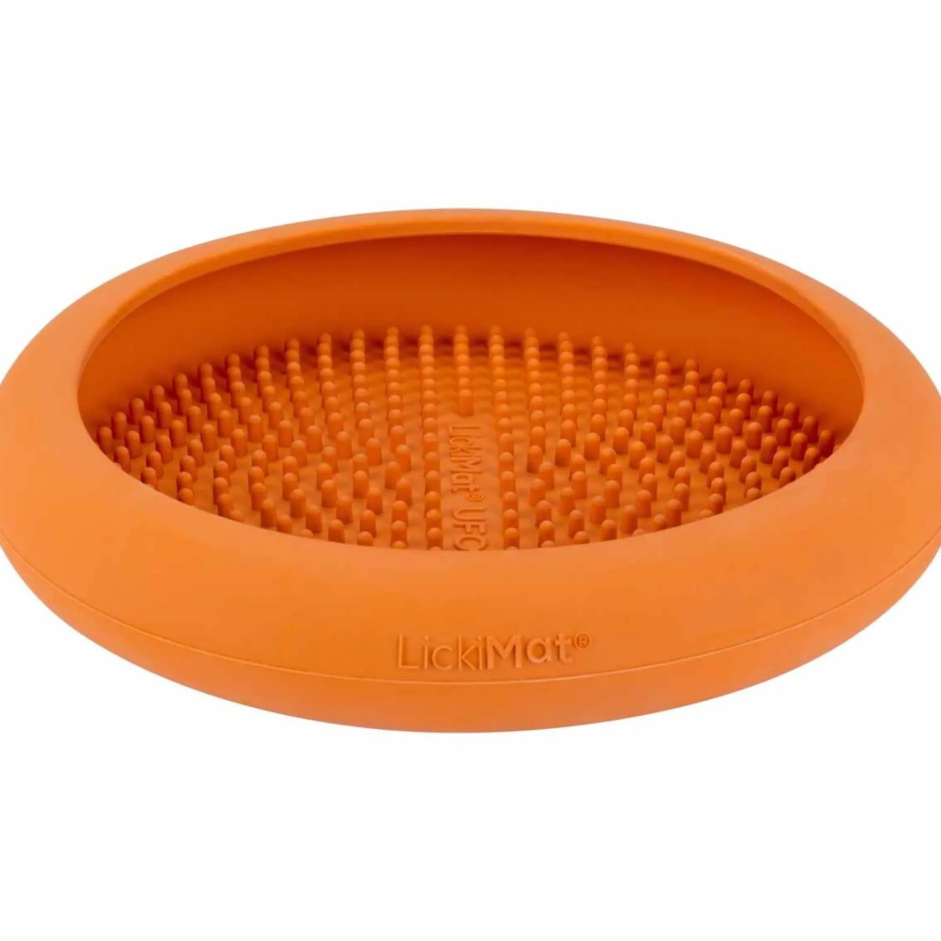 LickiMat Hundskål Ufo Orange